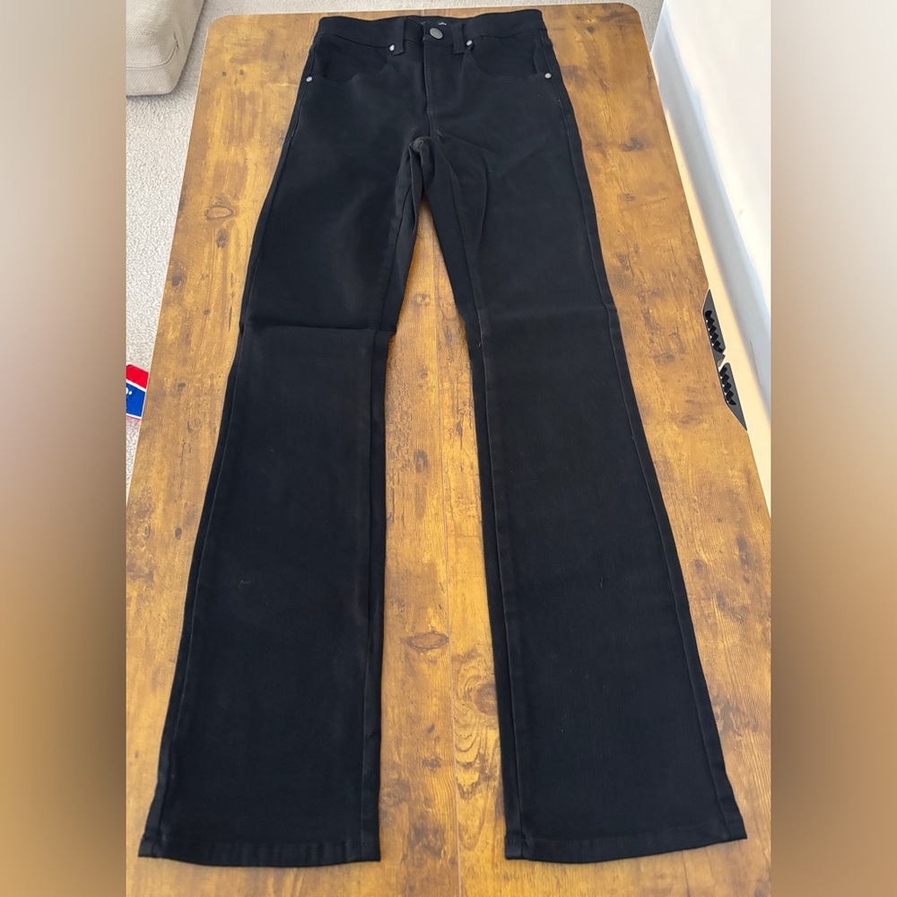 NWT Universal Standard Marne Bootcut Jeans Solid Black Women 00 (XS)